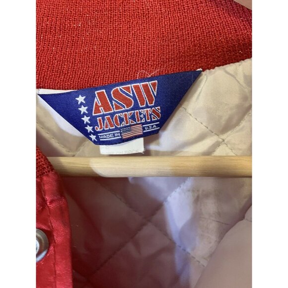 C.R. England Freight Global Transportation Satin Trucker Jacket‎ Patches XL VTG - Picture 5 of 9